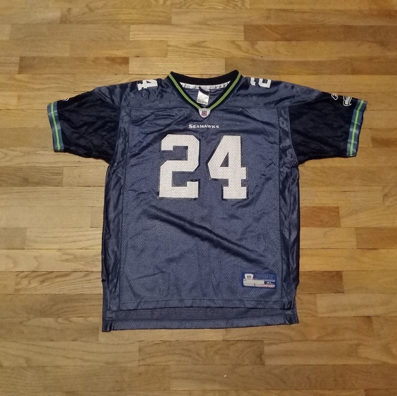 Vintage Seattle Seahawks Springs Jersey YOUTH XL - Picture 4 of 4